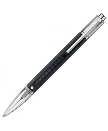 Stylo Caran d'Ache Varius Rubracer Argenté Rhodié Bille