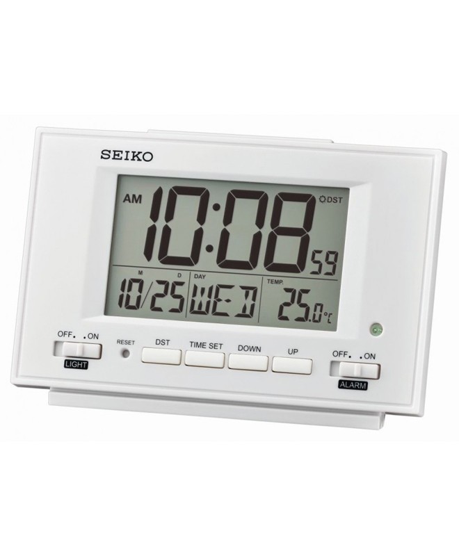 Seiko Réveil Analogique Doré QHE187F - Alarme Snooze Et Éclairage