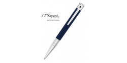 stylo-bille-st-dupont-d-initial-laque-bleue-et-chrome-ref_265205