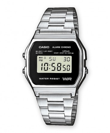 montre-casio-vintage-acier-fond-noir-ref_A158WEA-1EF montre-casio-vintage-acier-fond-noir-ref_A158WEA-1EF