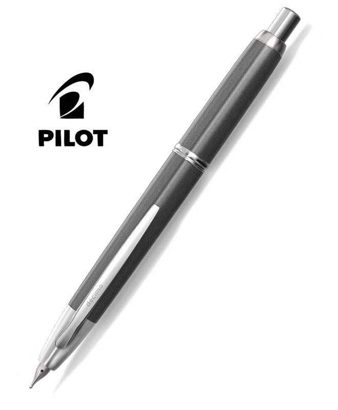 Stylo Plume Pilot Capless En Laque Noire - Plume Or 18 Carats - Occasion De Prestige