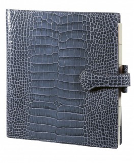 organisateur-mignon-ak17-veau-croco-savannah-bleu-acier-ref_174352M