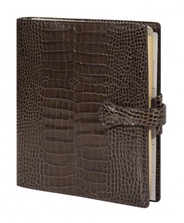 organisateur-mignon-ak17-veau-croco-savannah-cafe-ref_174356M