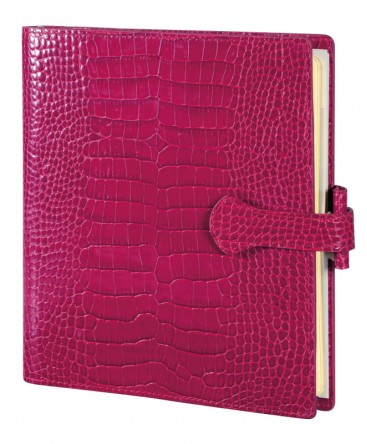 organisateur-mignon-ak17-veau-croco-savannah-framboise-ref_174358M