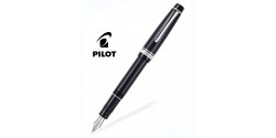 stylo-plume-pilot-justus95-resine-noire-rhodie-fj-3mrr-nb-b-m