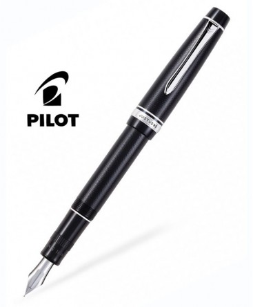 stylo-plume-pilot-justus95-resine-noire-rhodie-fj-3mrr-nb-b-f