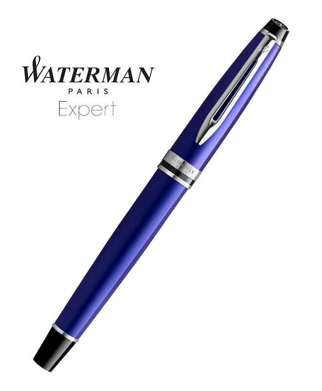 Stylo Roller Waterman Expert Bleu Mystérieux réf 2093458