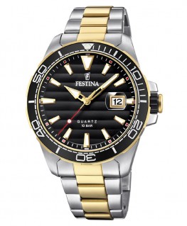 montre-festina-prestige-noir-bracelet-acier-bicolore_F20362/2