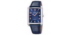 Montre Festina Classics Bleu, Bracelet en cuir, Homme