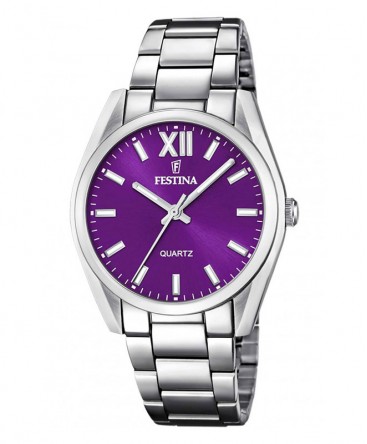 montre-festina-boyfriend-lilas-bracelet-acier_F20622/A