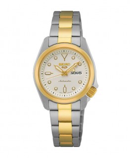 montre-femme-seiko5-automatique-3 aiguilles-ref_SRE004K1