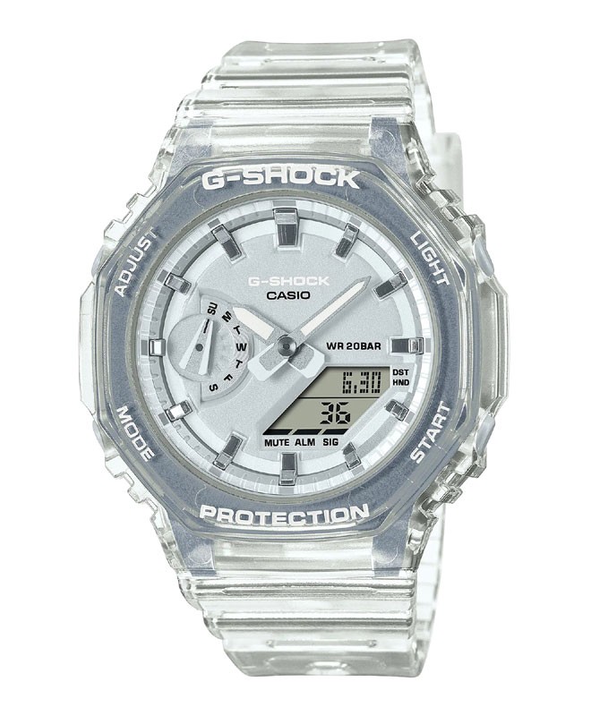 G shock clear band discount