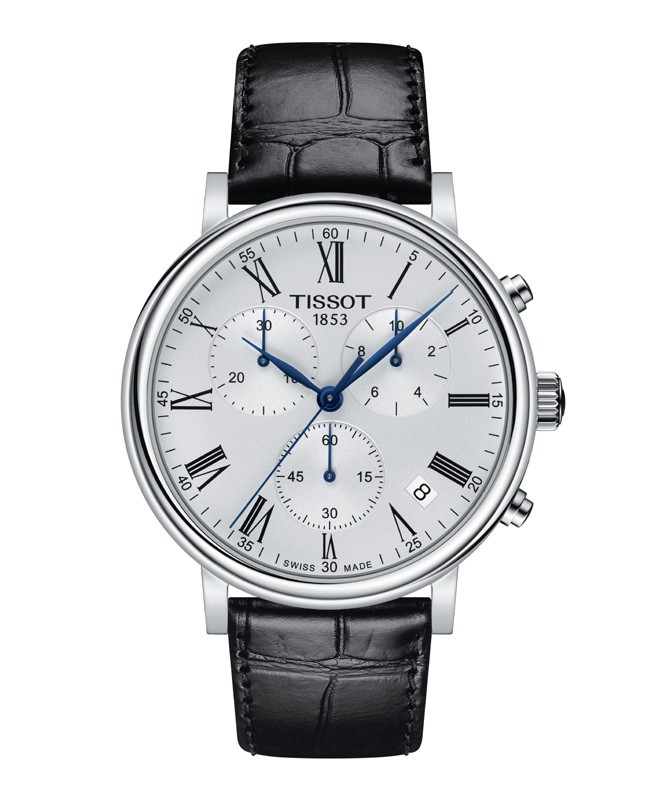 Montre Tissot Carson Premium Chronograph T122.417.16.051.00 - Quartz, Occasion Très Bon état