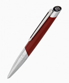 stylo-bille-st-dupont-defi-millenium-rouge-mat-argente_405739-image