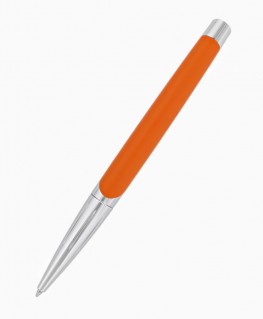 dos-de-stylo-bille-st-dupont-defi-millenium-orange-mat-argente_405737