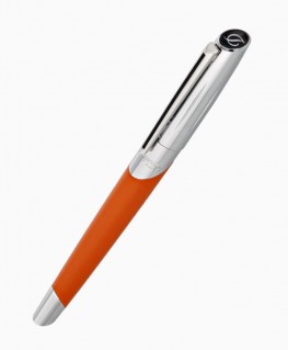 stylo-roller-st-dupont-defi-millenium-orange-mat-argente_402737-image