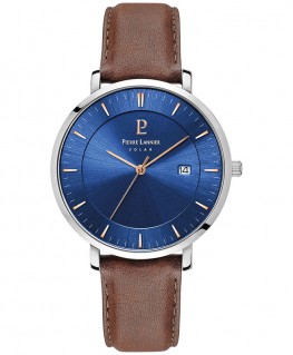 montre-pierre-lannier-inti-cadran-bleu-bracelet-cuir-brun_208h164