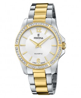 montre-festina-mademoiselle-argent-bicolore_F20594/1