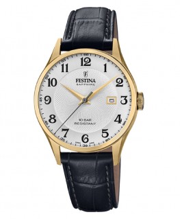 montre-festina-swiss-made-doré-cuir-noir_F20010/1