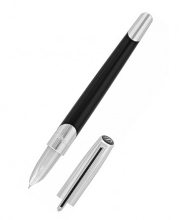 stylo-plume-st-dupont-defi-millenium-noir-argente_400706