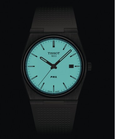 Montre Tissot PRX 35mm cadran argenté quartz en acier inoxydable T137.210.11