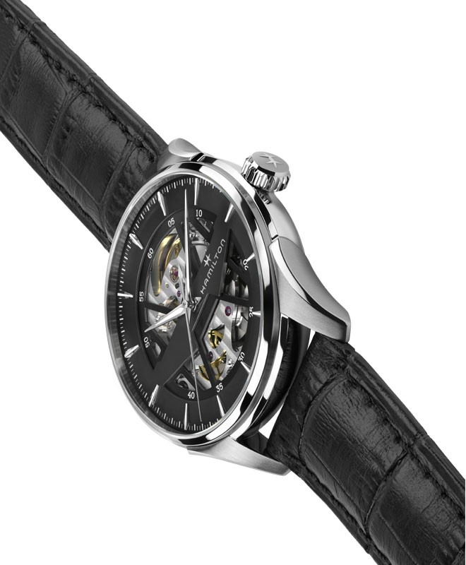 Montre Homme Hamilton Jazzmaster Skeleton Auto 40mm r f H42535780
