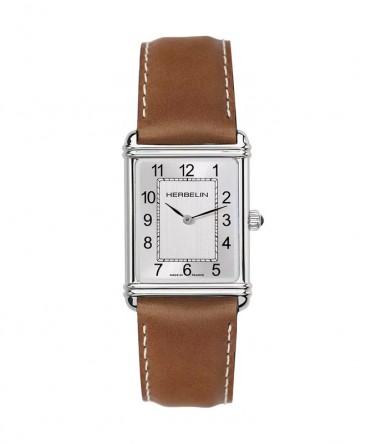 montre-michel-herbelin-art-deco-rectangulaire-cuir-marron-ref_17468ap22gd