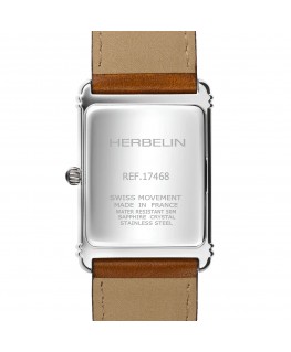 dos-montre-michel-herbelin-art-deco-rectangulaire-cuir-marron-ref_17468ap22gd