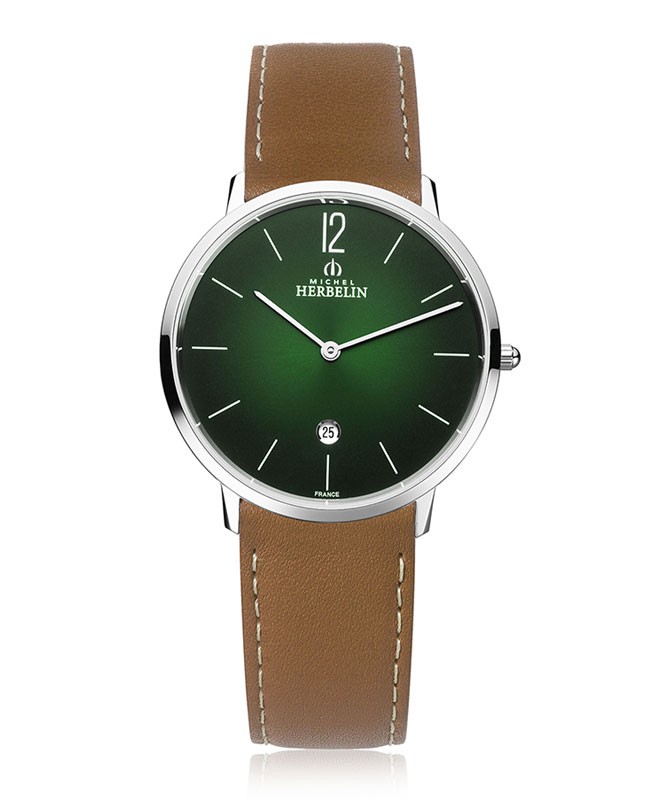 Montre Michel Herbelin Inspiration City Modèle Newport - Occasion, Cadran Bleu, Automatique