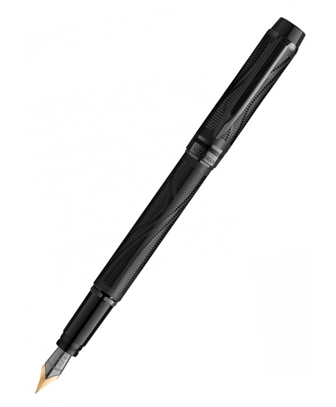 Stylo Plume Waterman Man Ancien - Collection, Occasion, Couleur Noir Et Or, Vintage