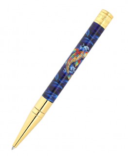 stylo-bille-st-dupont-d-initial-koi-fish-bleu_265005-st-dupont