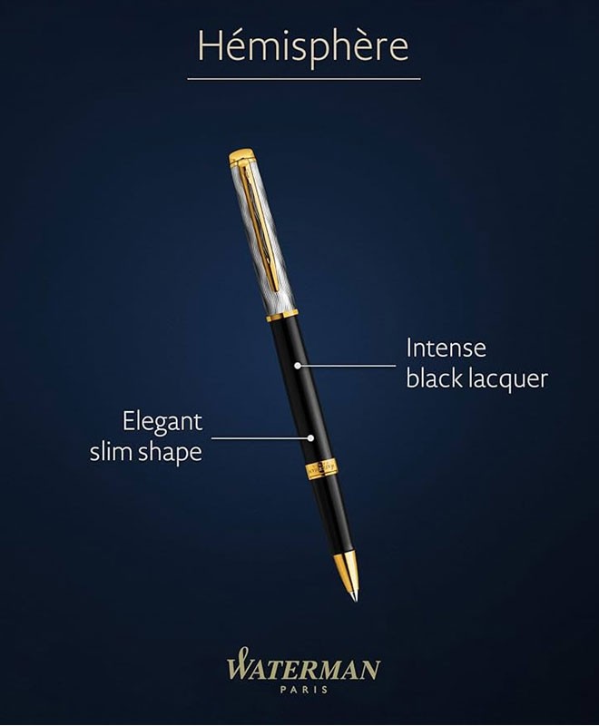 Stylo Roller Waterman Hemisphere - Luxe - Neuf De Stock (sans Emballage)