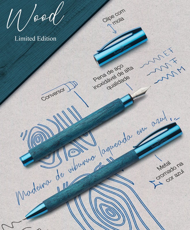 Stylo Bille Faber-Castell Ambition En Bois - Modèle Prestige Neuf De Stock