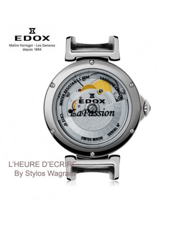 Montre Edox Delfin Open Heart Automatique - Boîtier Acier 43mm, Verre Saphir, 200m étanche