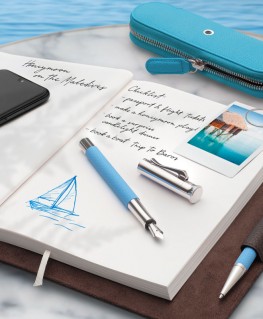 stylo-roller-graf-von-faber-castell-guilloche-bleu-azur-ref_146528-graf-von-faber-castell-visuel