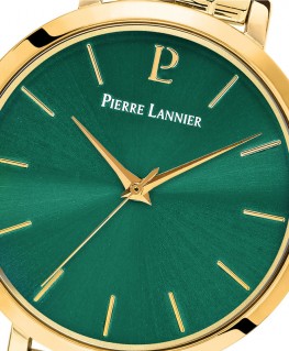 montre-pierre-lannier-chouquette-cadran-vert-bracelet-acier-dore_079m572-pierre-lannier-cadran