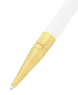 stylo-bille-st-dupont-initial-laque-blanche-doré_275217-st-dupont-section