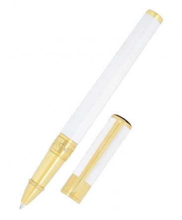 stylo-roller-st-dupont-initial-laque-blanche-doré_272217-st-dupont