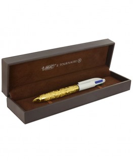 stylo-bic-4-couleurs-50ans-tournaire-bronze-jaune_100788-tournaire-ecrin