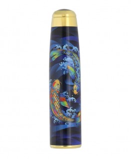 Stylo Roller St Dupont Line D Eternity Koi Fish Bleu -30%