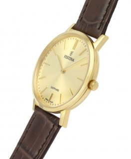 montre-festina-swiss-made-cadran-champagne-bracelet-cuir_F20016/2-festina-profil