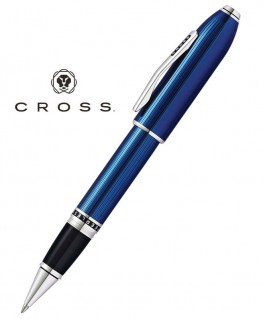 stylo-roller-at-cross-peerless-125-bleu-translucide_at0705-141-cross-tourne