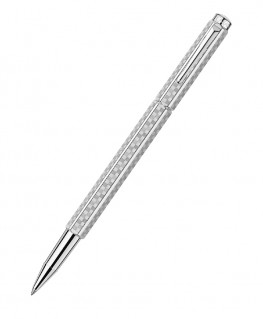 stylo-roller-caran-dache-ecridor-damier-gris-argente_838.566-caran-dache