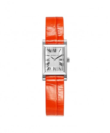 Montre Herbelin Antares Quartz Originale Acier & Cuir Orange A17344AP01C127