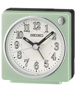 reveil-seiko-plastique-carré-vert-qhe197m