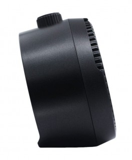 réveil-seiko-plastique-rond-noir-qhe207k-profil-2
