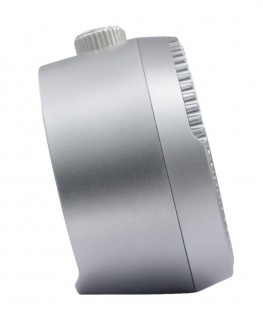 réveil-seiko-plastique-rond-argent-qhe207s-profil-2