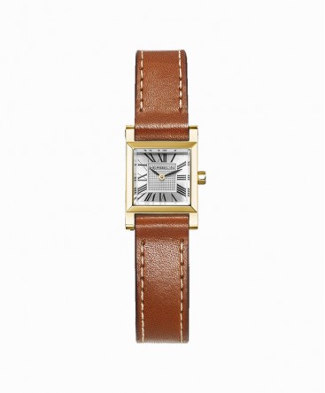 montre-herbelin-antares-quartz-carré-pvd-or-jaune-cuir-camel-A17144P01C02