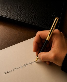 Stylo Bille St Dupont Classique Laque Noire Finition Dorées