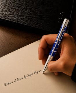 Stylo Bille St Dupont Initial Orkinski Bleu